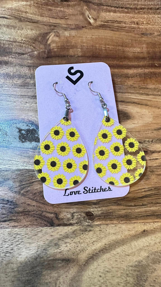 Sunflower Earrings