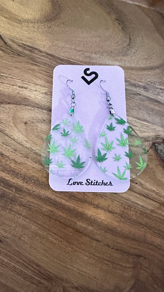 Cannabis Earrings