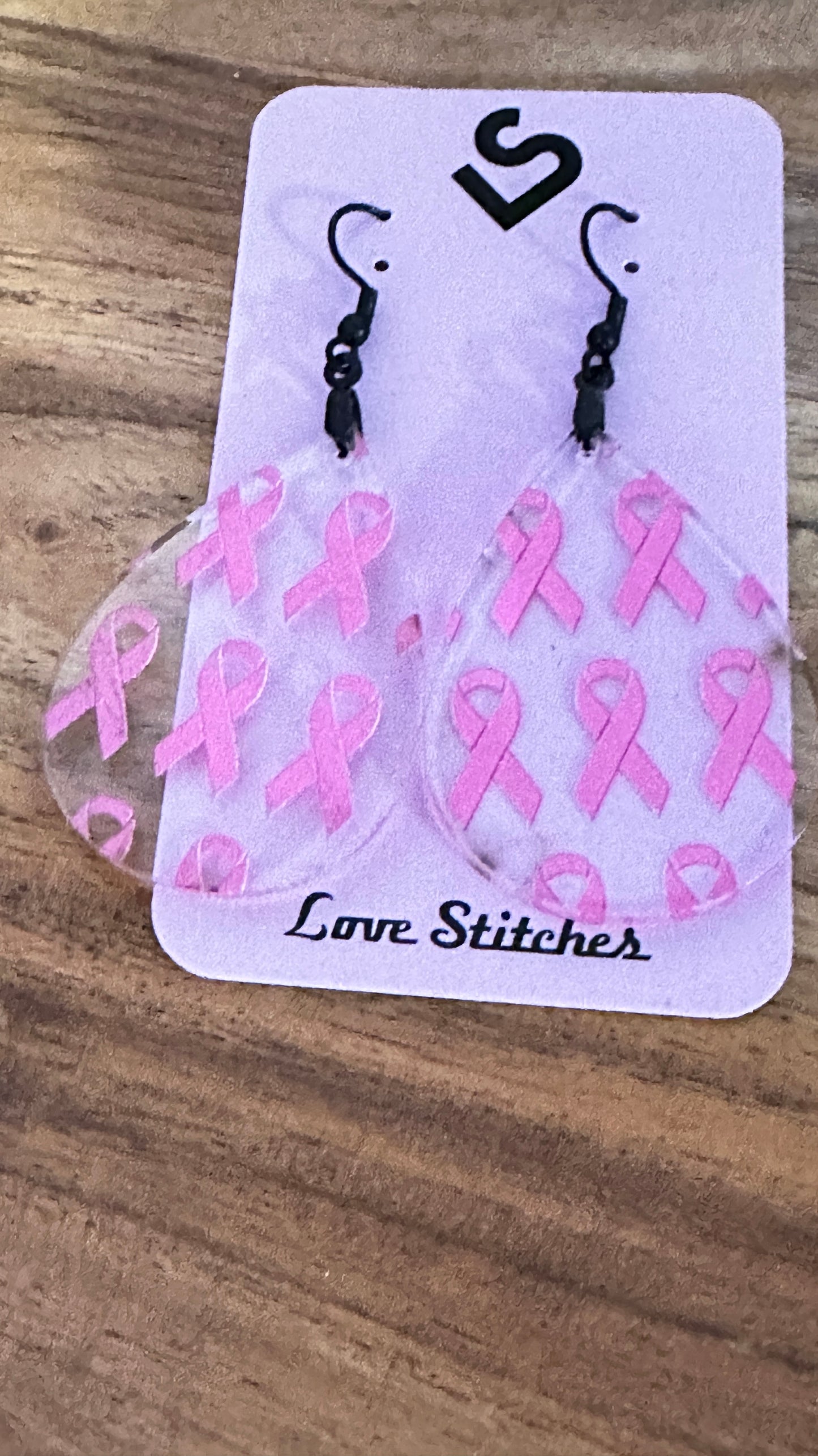 Breast Cancer Awareness Earrings