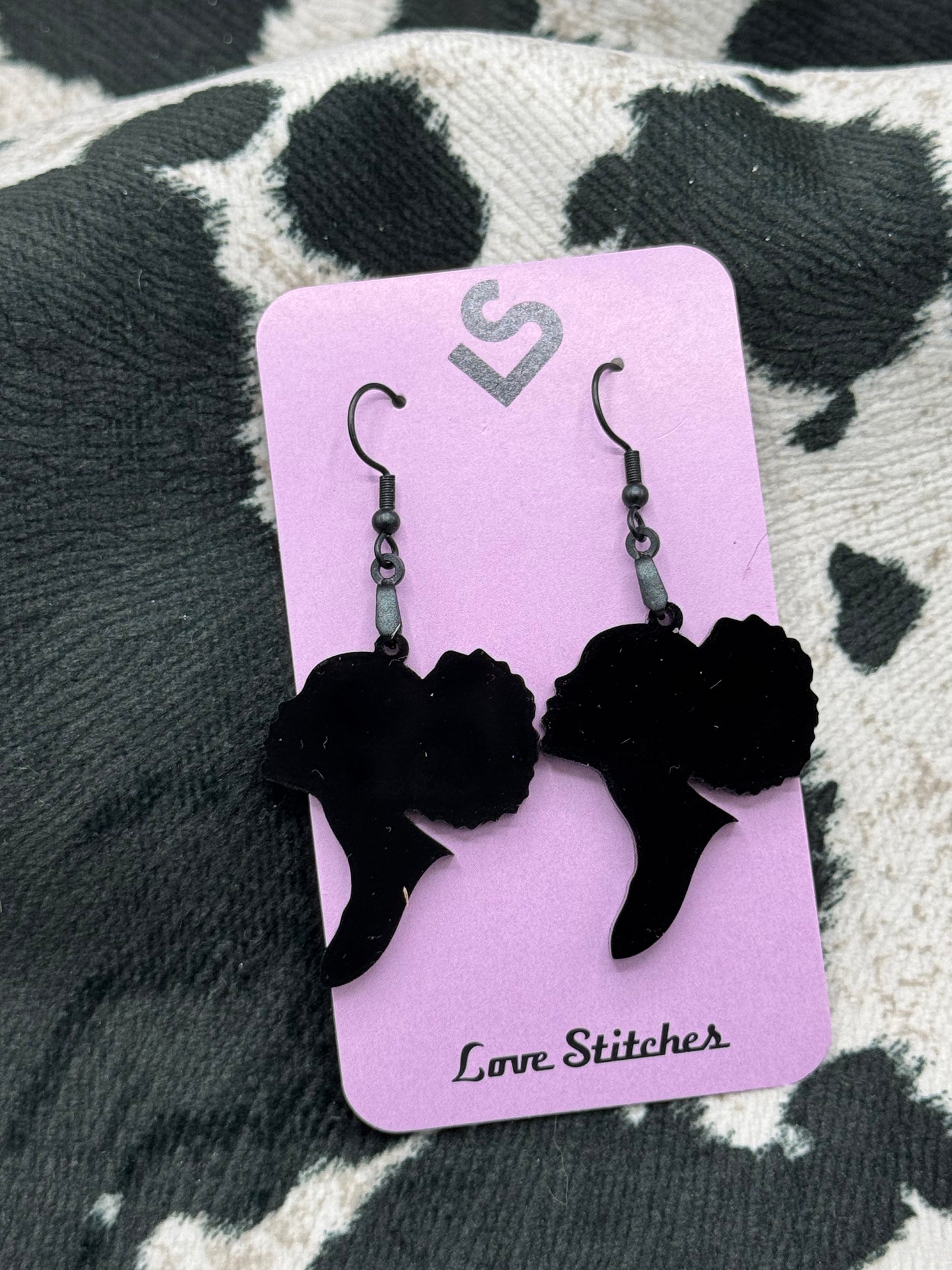 Black Silhouette Earrings