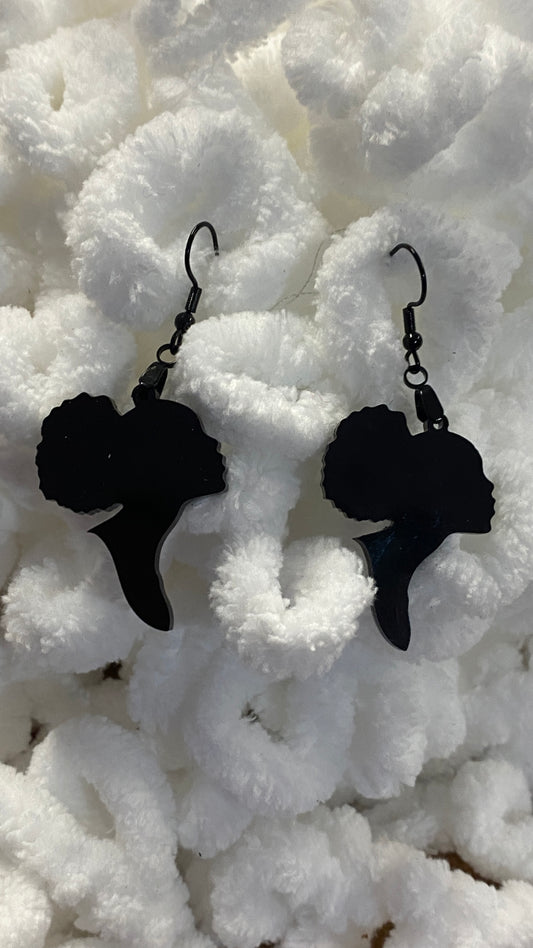 Black Silhouette Earrings